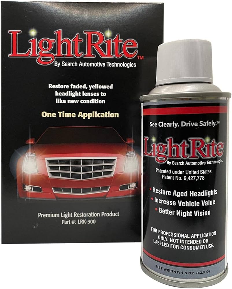 Cantech Clear Headlight Repair Tape – 1.41 In X 115 In – For Lens Restoration & Protection