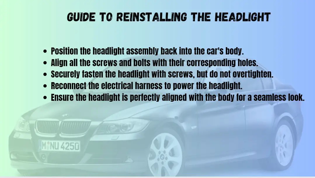 BMW E46 Headlight Removal Including Washer Jet