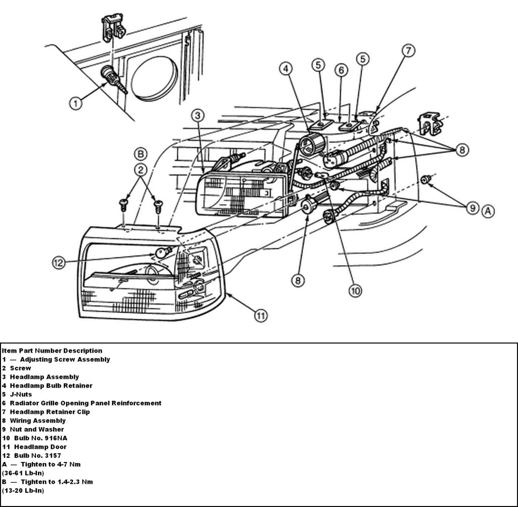 1995 F150 Headlight Removal